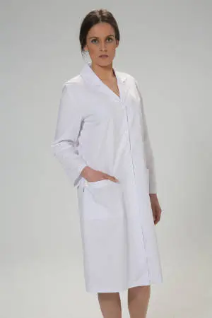 Bata Clásica Blanca Sra 300